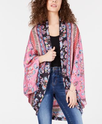 STELLA + GINGER - Printed Kimono Cape