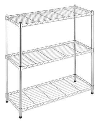 Whitmor - Supreme Wide 3-Tier Shelves
