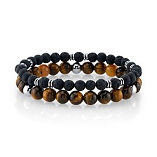 He Rocks Tiger Eye Stone And Black Lava Bead Double Bracelet With Stainless Steel Beads 8 5 Reviews Bracelets Jewelry Watches Macy S,Kimchi Recipe Kimchi Ingredients List