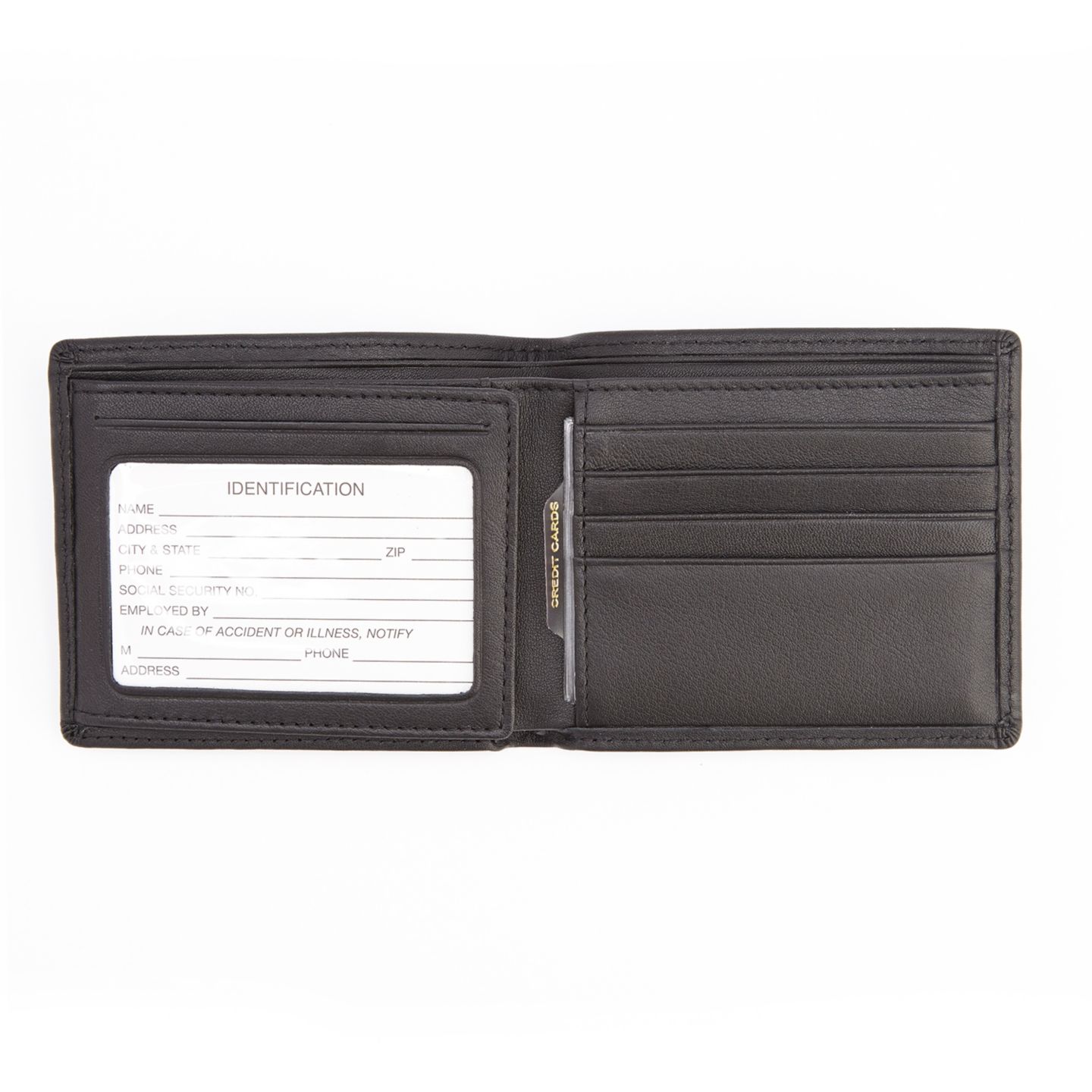 Мужской кошелёк ROYCE New York Bifold Wallet With Double Id Flap, цвет: Коричневый — фото 3