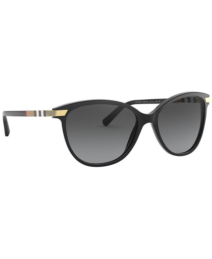 Burberry spark square frame sunglasses discount