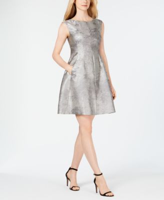 anne klein silver dress