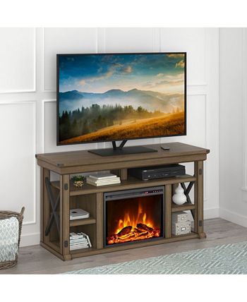 Ameriwood Home - Broadmore 60 Inch Fireplace TV Stand