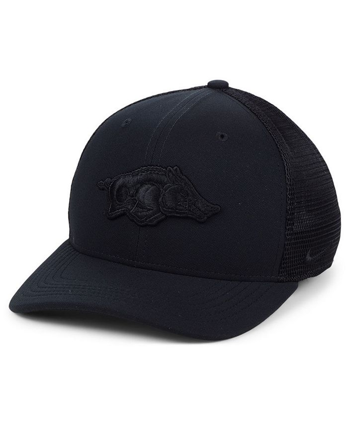 Nike Arkansas Razorbacks Aerobill Black Swoosh Cap - Macy's