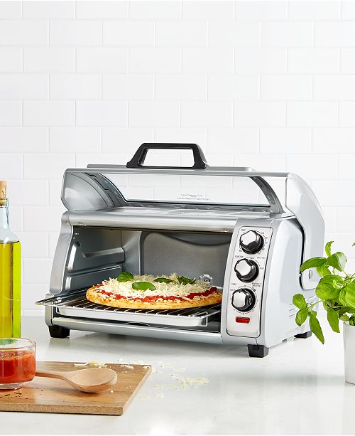 Hamilton Beach Easy Reach Toaster Oven Reviews Small Appliances Kitchen Macy S
