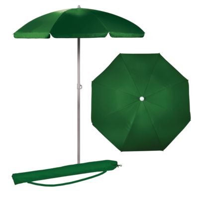 by Picnic Time 5.5 Portable Beach Hunter Green Umbrella