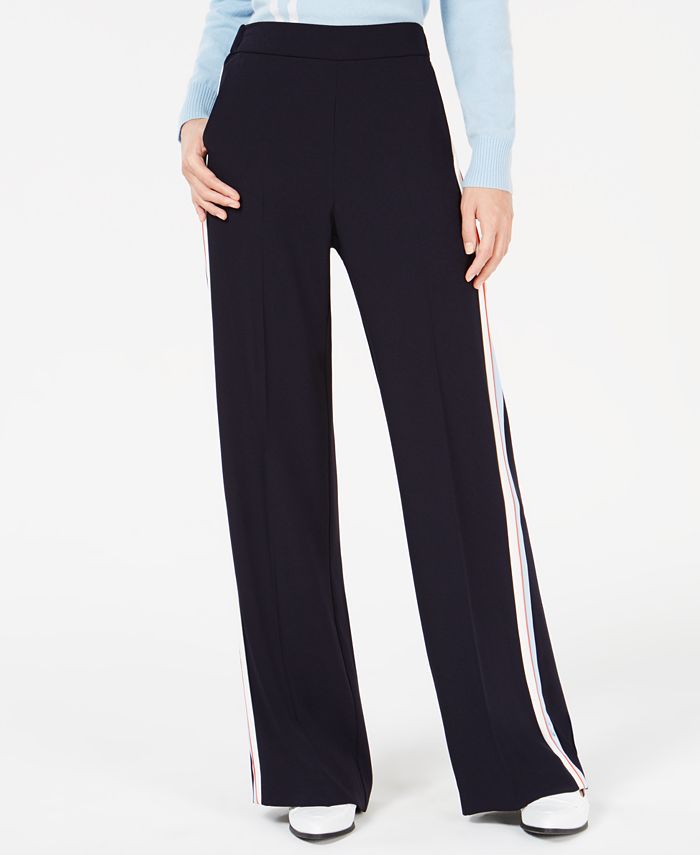 Marella Pull-On Side-Striped Pants - Macy's