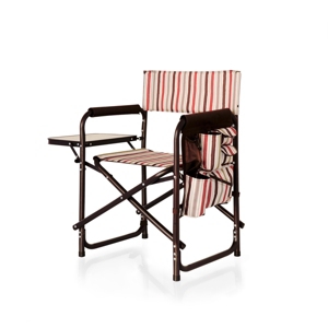 Picnic Time Oniva By  Moka Portable Folding Sports Chair In Brown