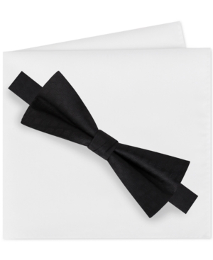 Calvin Klein Men's Bow Tie and Pocket Square Set