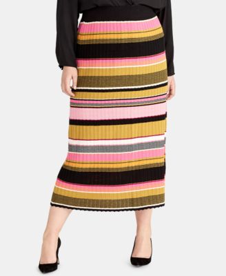 macy's plus size skirts