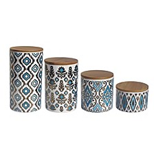 Gold Canister, Set of 4