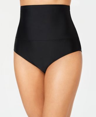 High-Waist Tummy Control-Top Bikini Bottoms, Created for Macy's