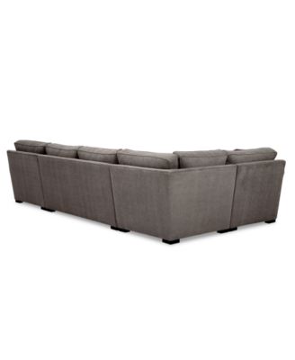 Radley 4-Pc. Fabric Chaise Sectional Sofa with Corner Piece, Created for Macy's