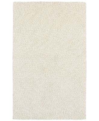 Oriental Weavers - Heavenly Shag 73402 Ivory/Ivory 5' x 7' Area Rug