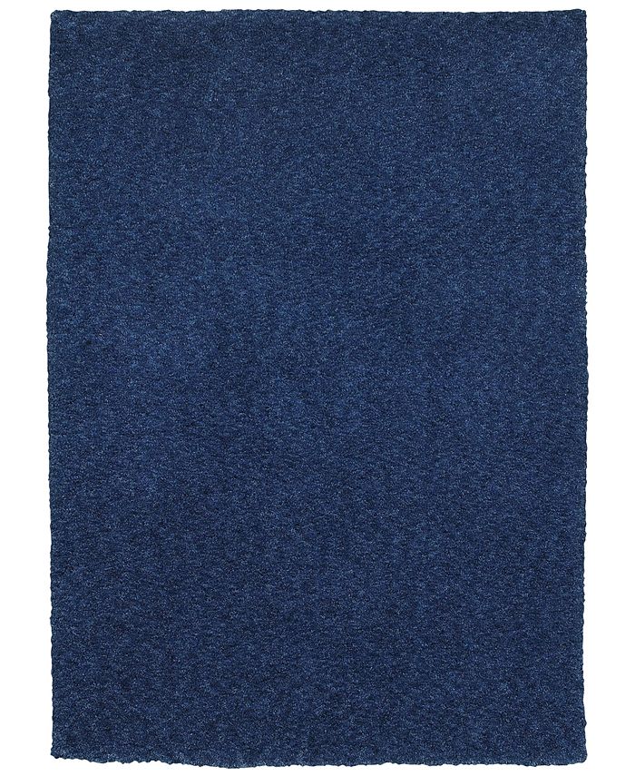 Oriental Weavers - Heavenly Shag 73408 Blue/Blue 6'6" x 9'6" Area Rug