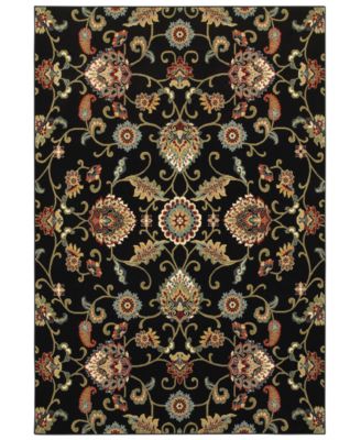 Oriental Weavers - Kashan 9946K Black/Multi 7'10" x 10'10" Area Rug