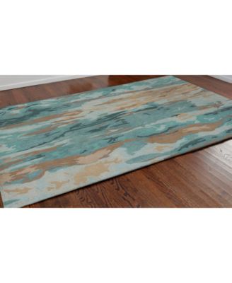 Corsica 9144 Waterfall Patina 3'6" x 5'6" Area Rug