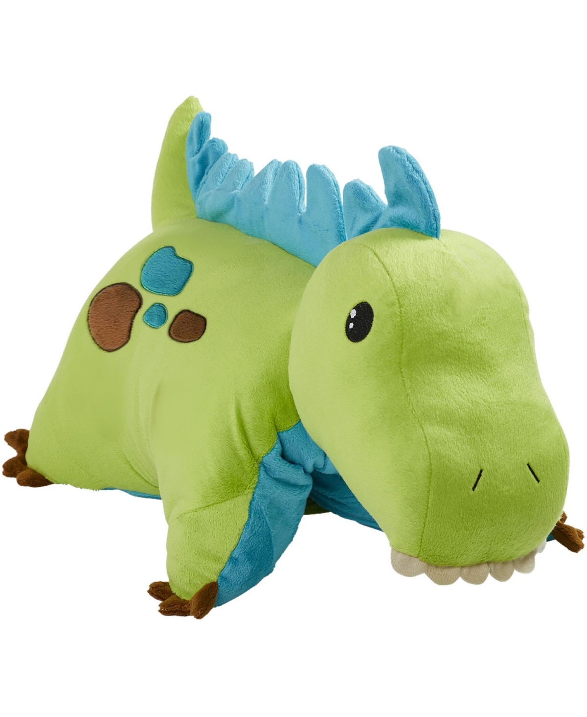 Pillow Pets Kids' Dinosaur Stuffed Animal Plush Toy In Medium Gre