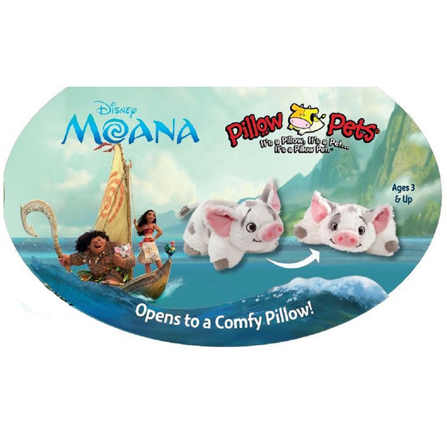 Детская мягкая игрушка Pillow Pets Pua 16" Plush — фото 4