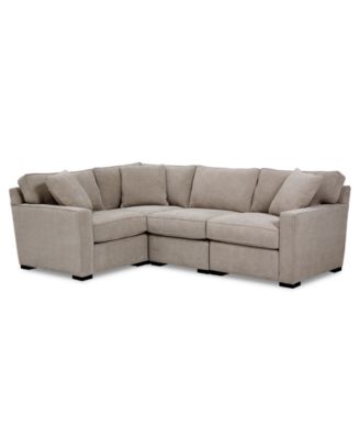 Radley Fabric 4-Pc. Sectional Sofa with Corner Piece, Created for Macy's