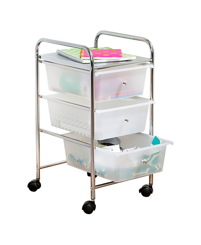 Honey Can Do - 3 Drawer Rolling Cart