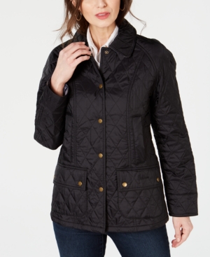 Barbour Core Essentials Beadnell Quilted Jacket In Black