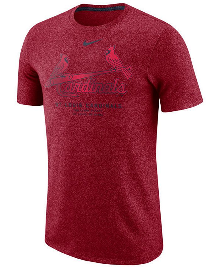 Nike Men's St. Louis Cardinals Marled Stadium T-Shirt - Macy's