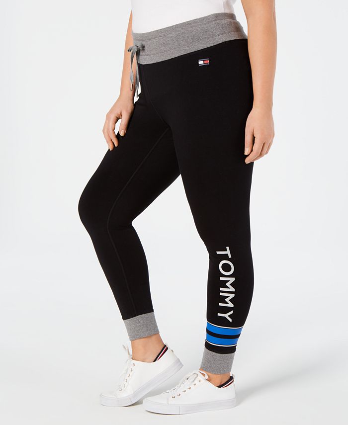 tommy hilfiger sport logo leggings