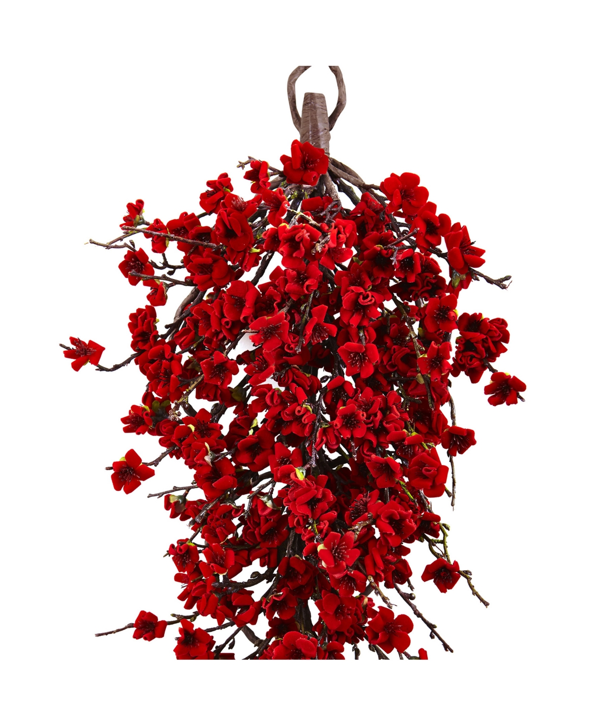 Nearly Natural 28" Plum Blossom Teardrop