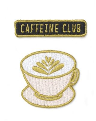Mara-Mi - Embroidered Caffeine Club Patch Set