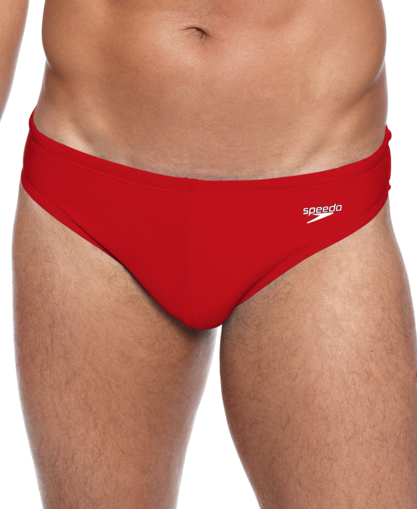Плавки-брифы Solar для мужчин — Speedo, цвет: Красный — фото 1