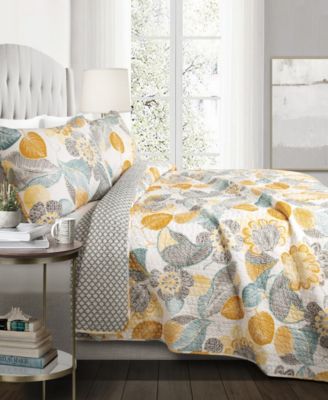 Lovely Leaf 3-Pc Set Quilt Sets