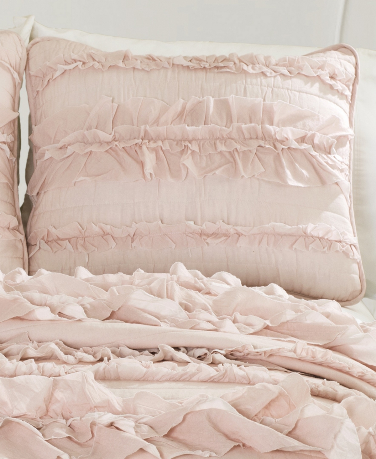 Lush Decor Belle Ruffle 2-Pc. Quilt Set, Twin