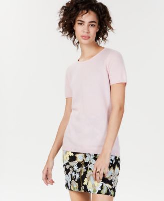 Charter Club - Cashmere Short-Sleeve Sweater