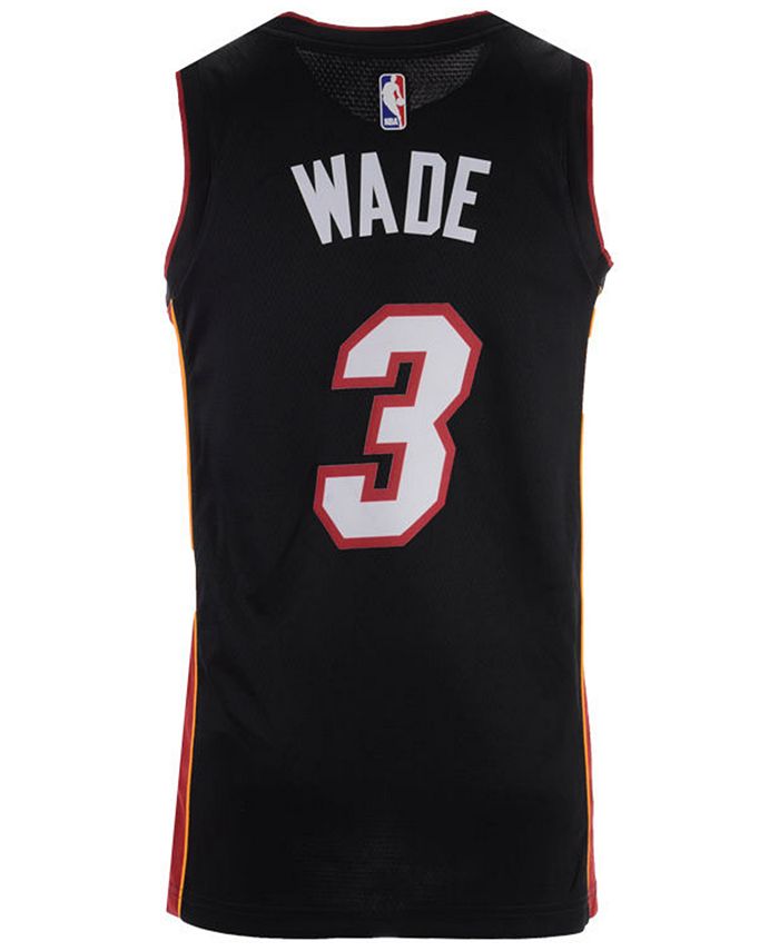 Nike Men's Dwyane Wade Miami Heat Icon Swingman Jersey - Macy's