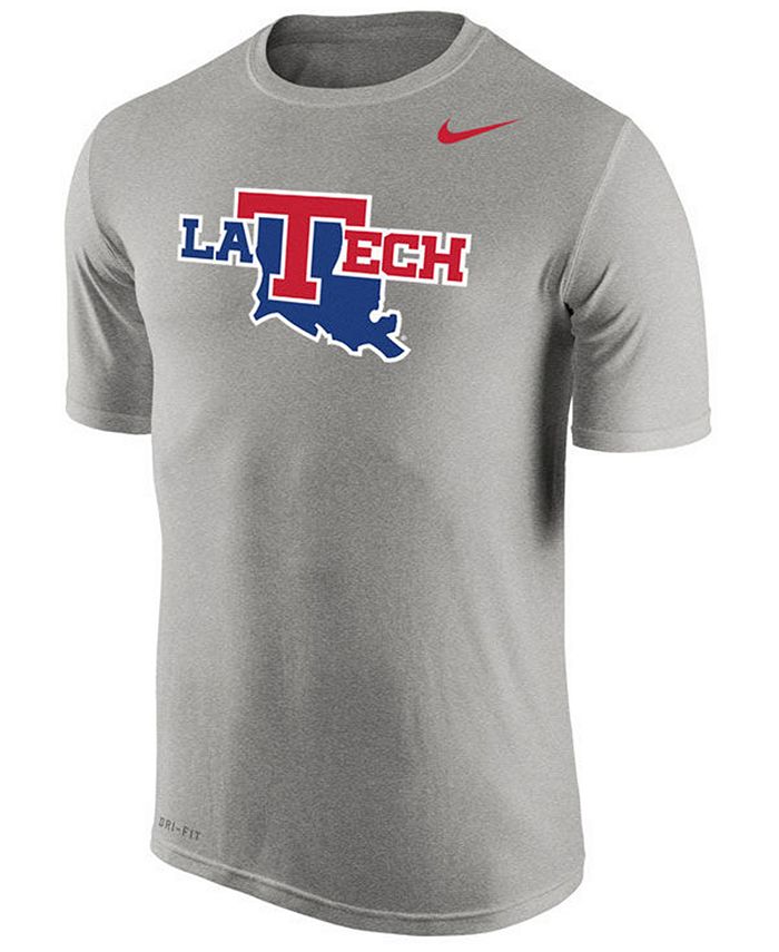 Nike Men's Louisiana Tech Bulldogs Dri-Fit Legend Wordmark T-Shirt - Macy's