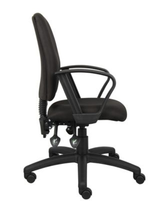 Multi-Function Fabric Task Chair W/Loop Arms