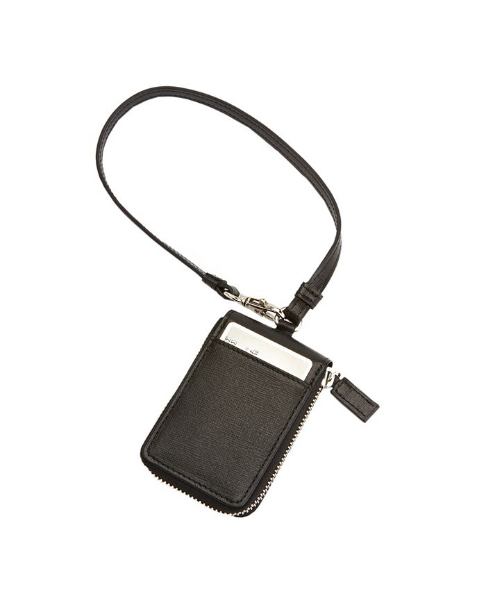 Royce Leather Royce RFID Blocking Zippered Key Case Wallet in Saffiano ...