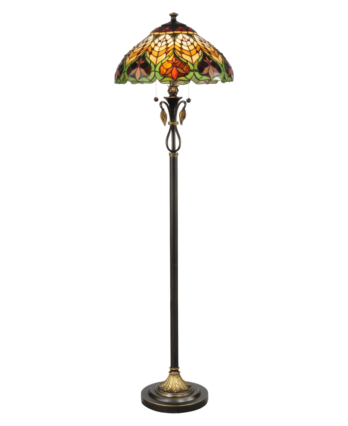 Dale Tiffany Sir Henry Tiffany Floor Lamp In Multi