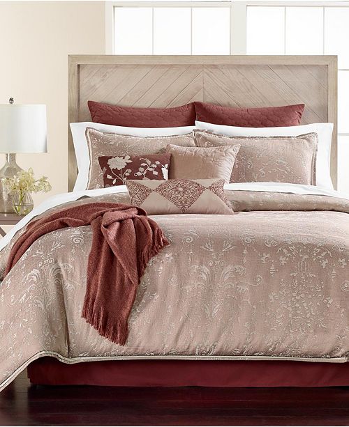 Martha Stewart Collection Distressed Damask 14 Pc Comforter Sets