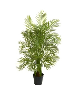 Nearly Natural 5.5' Areca Palm Artificial Tree In Green