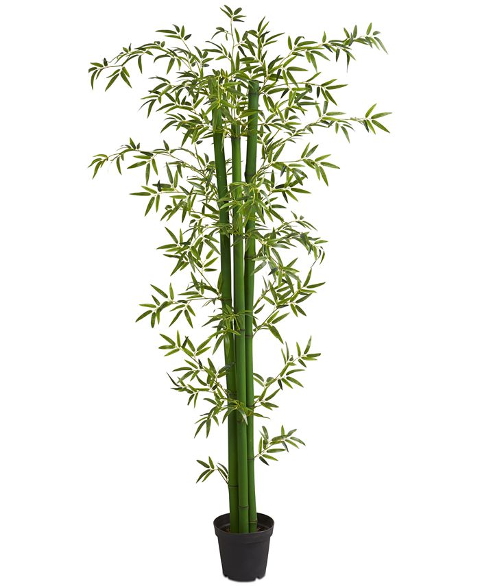 Nearly Natural 8' Bamboo Artificial Tree Macy's