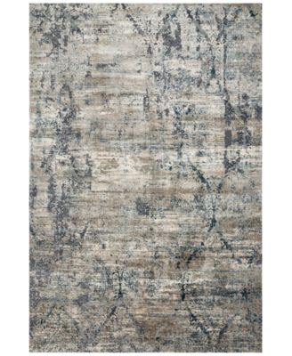 Loloi - Cascade CAS-01 Taupe/Blue 18" Square Swatch