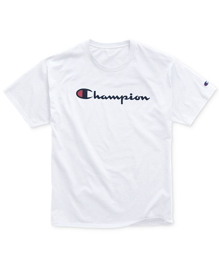 Champion Men's Script Logo T-Shirt - Macy's