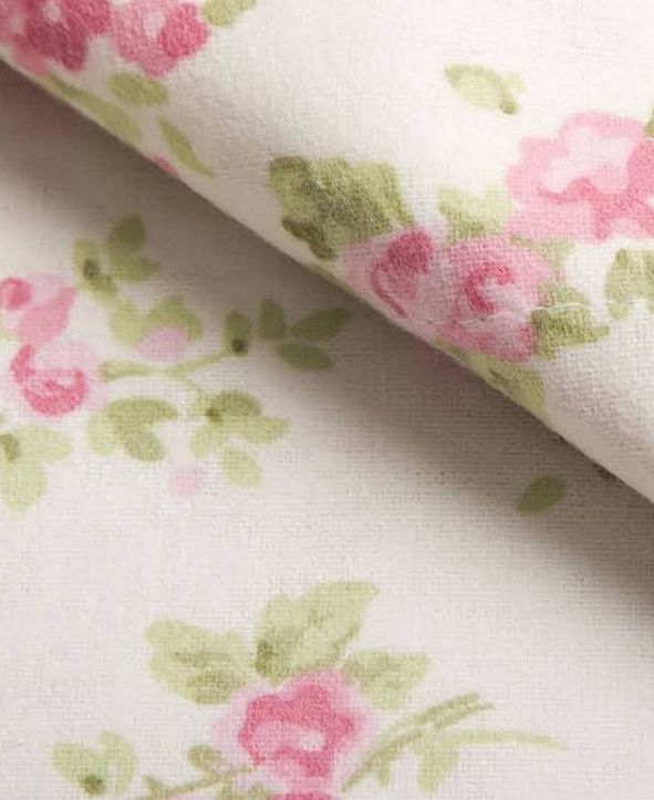 Laura Ashley Audrey Medium Pink King Flannel Sheet Set & Reviews - Sheets & Pillowcases - Bed ...