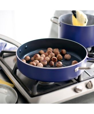 Diamond-Infused Ceramic NonStick Covered 5-Qt. Saut&eacute; Pan