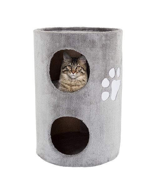 Trademark Global Cat Condo 2 Story Double Hole By Petmaker