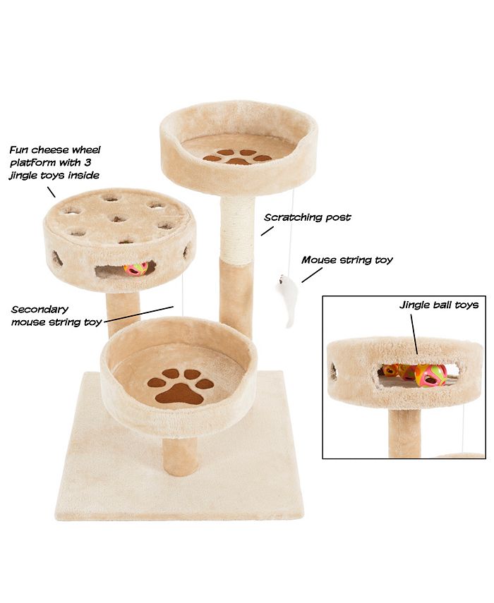 PetMaker Cat Tree 3 Tier By Petmaker Macy's