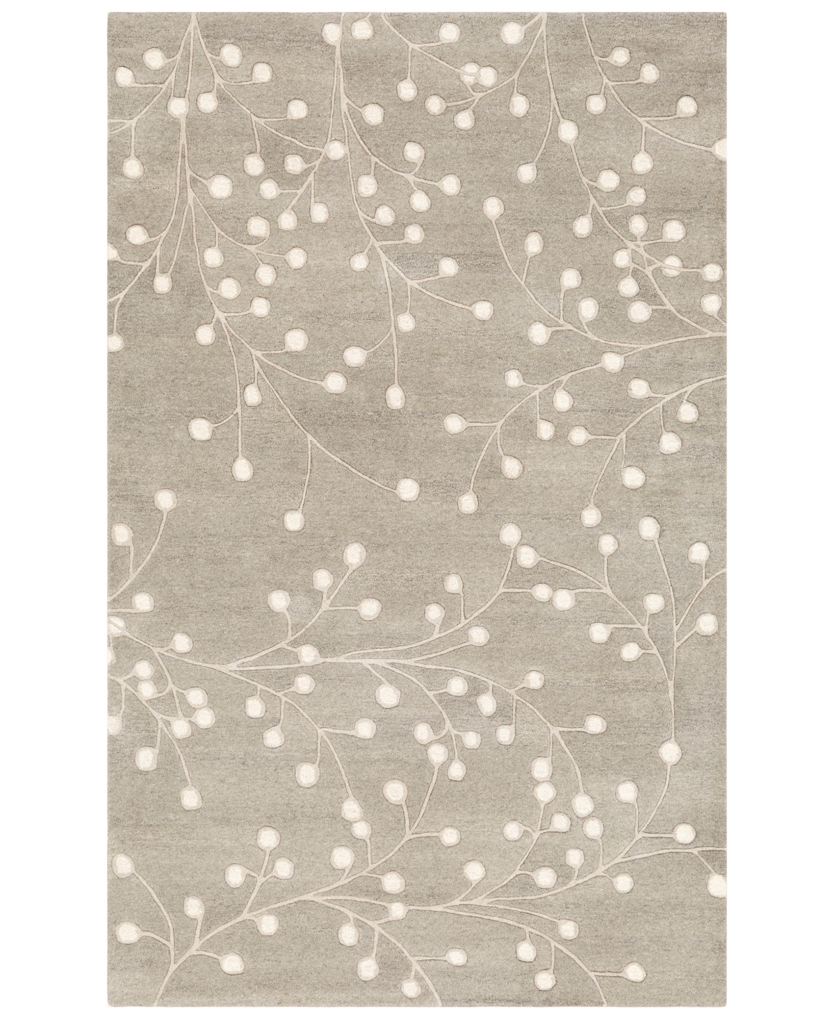 Surya Athena Ath-5157 Medium Gray 5' x 8' Area Rug - Medium Gray