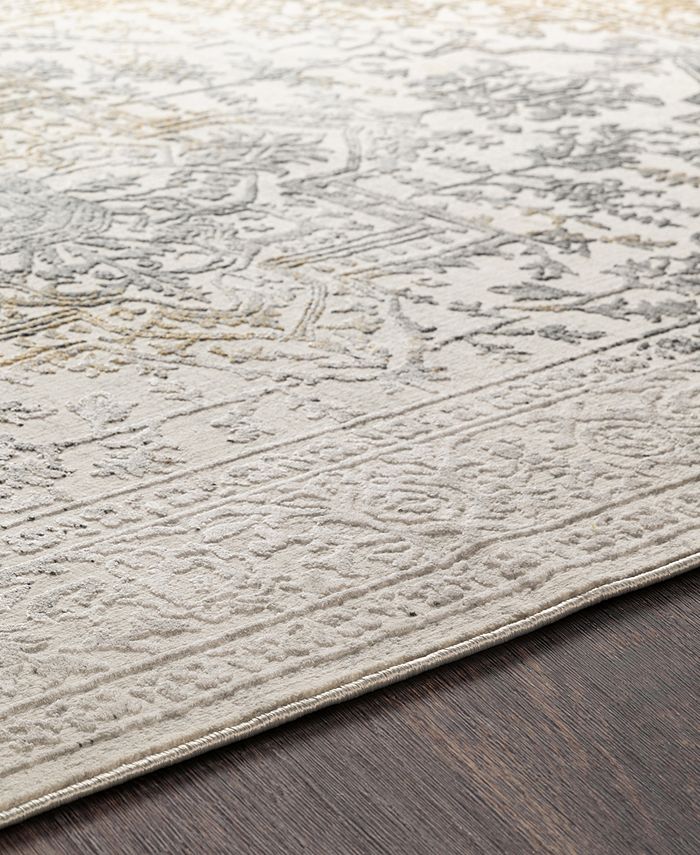 Surya Aisha AIS2308 Charcoal 6'7" x 9'6" Area Rug Macy's